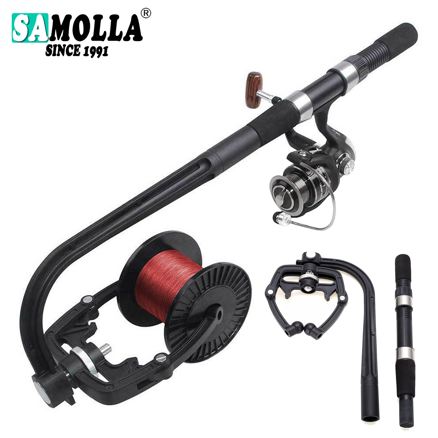 Spinning Reel - بكرة خط صيد محمولة للغزل Baitcasting
