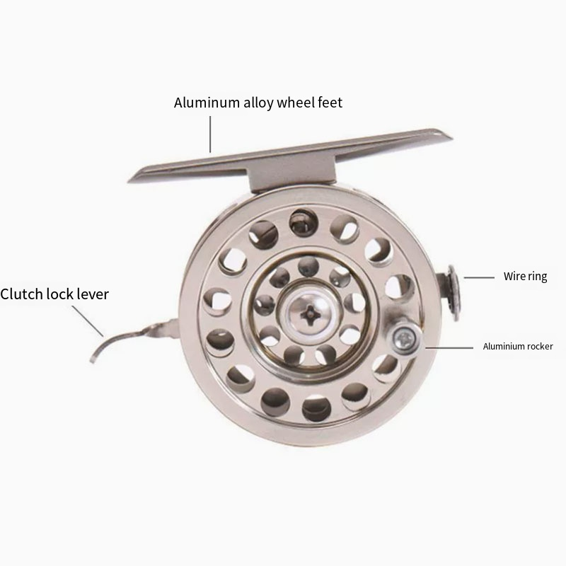بكرة صيد السمك من سبائك الألوم - مراجعة Ice Fishing Reel وسعره