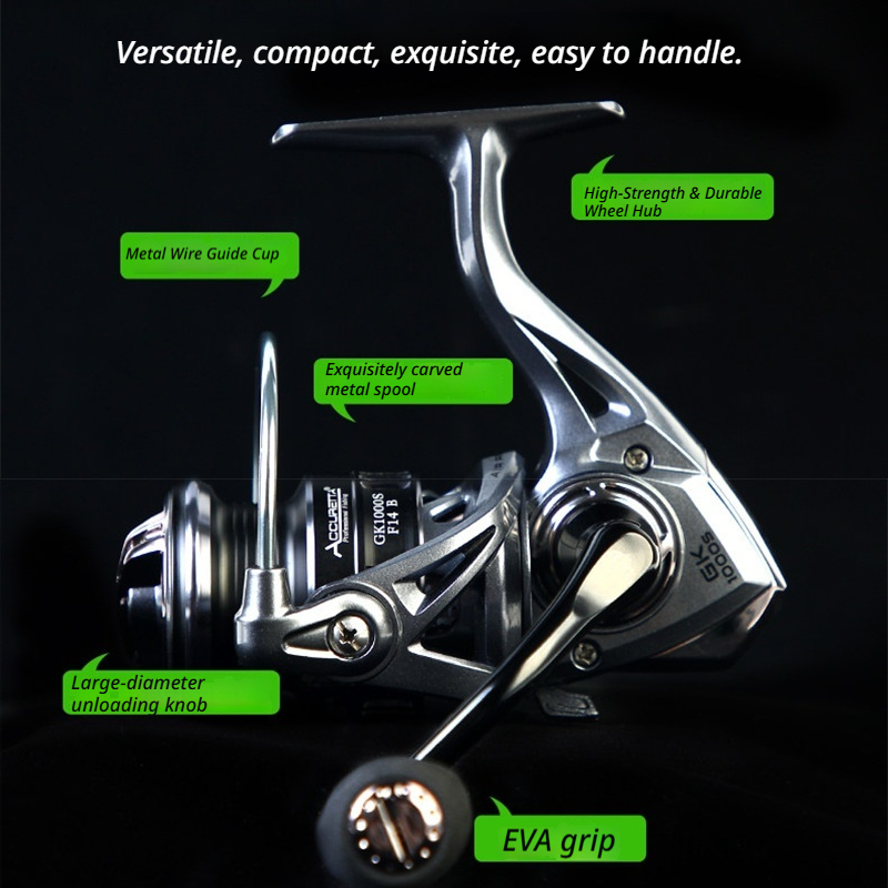 يودياوتو GK 1000 2000 بكرة صيد - مراجعة Reel Spare Spool وسعره