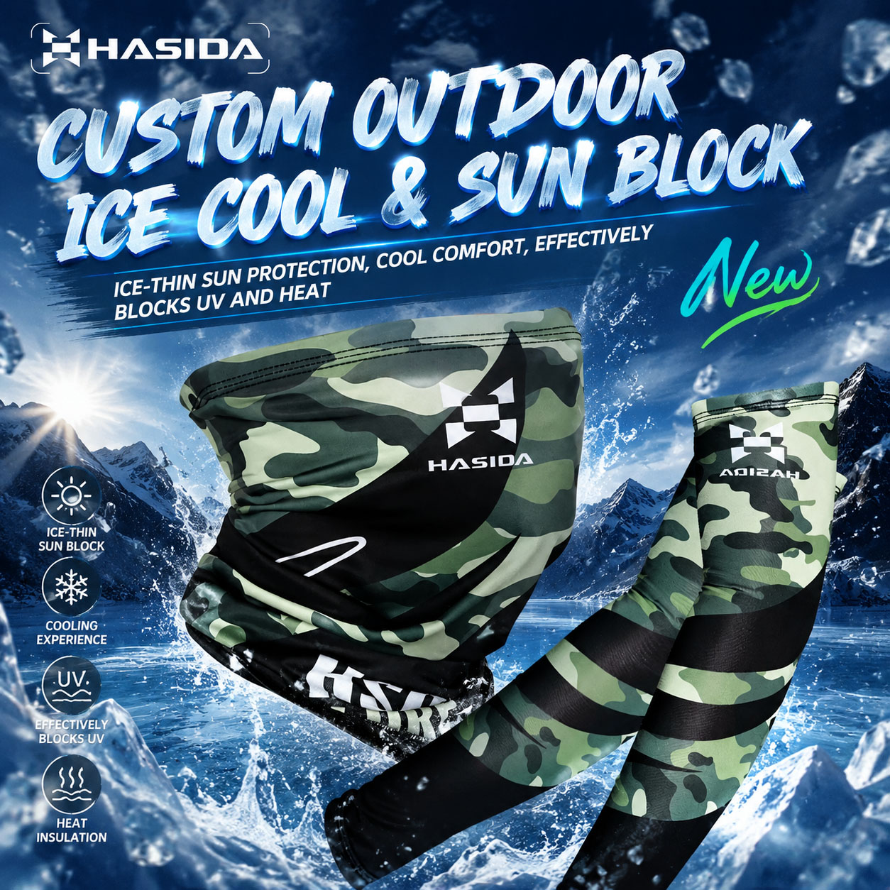 منشفة وجه وكم أكمام تبريد صيفي - مراجعة Spinning Reel وسعره